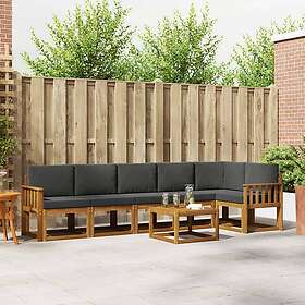 vidaXL Ensemble Canapé d'Extérieur avec Coussin 7 Pièces 3366495