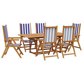 vidaXL Hage Spisesett 7 Deler 3281741