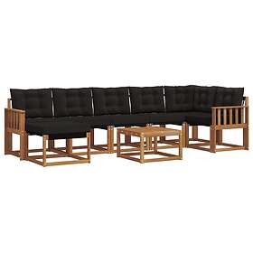 vidaXL Ensemble de Canapé d'Extérieur avec Coussin 8 Pièces 3368903