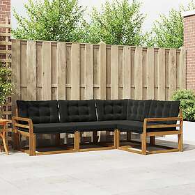 vidaXL Outdoor Sofa Set with Cushion 4 Pieces 3369411