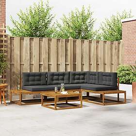 vidaXL Sofa Set Outdoor Sofa Set with Cushions 5 Pieces 3368140