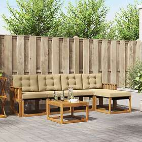 vidaXL Sofa Set with Cushion Outdoor Lounge Set 6 Pieces 3368592