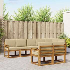 vidaXL Outdoor Sofa Set with Cushion 8 Pieces 3366561