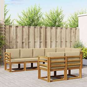 vidaXL Sofa Set with Cushion Outdoor Sofa Set 8 Pieces 3366556