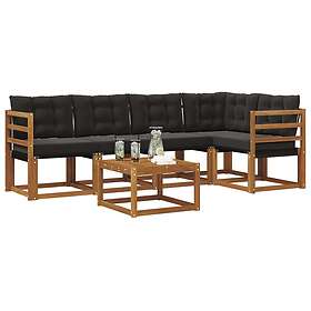 vidaXL Outdoor Sofa Set with Cushion 6 Pieces 3368679