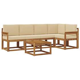 vidaXL Ensemble de Canapé d'Extérieur avec Coussin 6 Pièces 3366421