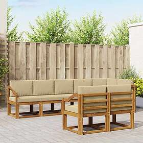 vidaXL Ensemble Canapé d'Extérieur avec Coussin 8 Pièces 3366586