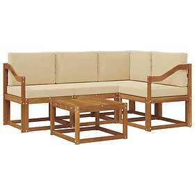 vidaXL Ensemble de Canapé d'Extérieur avec Coussin 5 Pièces 3366376