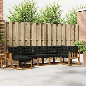 vidaXL Outdoor Sofa Set with Cushion 7 Pieces 3368879