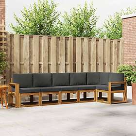 vidaXL Outdoor Sofa Set with Cushion 6 Pieces 3366470