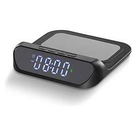 Cellularline Chargeur Horloge Sans Fil WIRELESSCLOCK2K