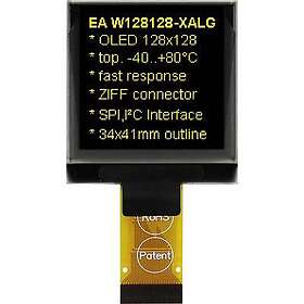 DISPLAY VISIONS EAW128128-XALG OLED 33.8x36.5mm
