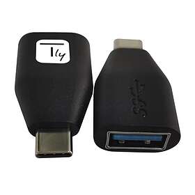 Techly IADAP-USB30-CMAFTY Adaptateur USB-C Mâle vers USB-A Femelle