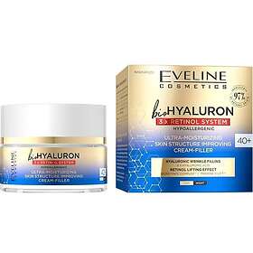 Eveline Cosmetics Biohyaluron 3X Retinol System 40+ Ultrahydrating Cream-Filler 