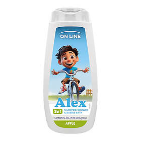 Forte On Line Kids Alex 3-i-1 Schampo & Balsam Äpple 400ml