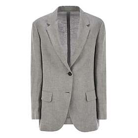 Brunello Cucinelli Sparkling Linen Canvas Blazer (Women's)