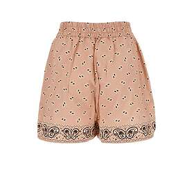 Palm Angels Printed Linen Blend Mid Length Shorts (Women's)