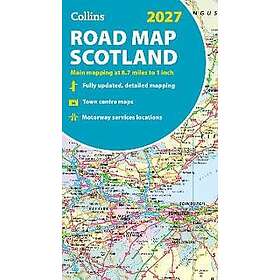 Collins Road Map of Scotland 2027 (Folded map)