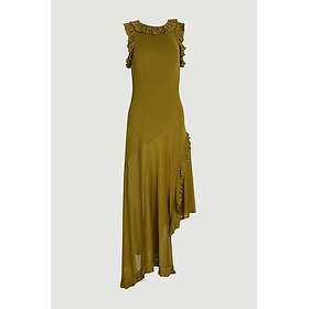 Karen Millen Ruffle Trim Knitted Sleeveless Maxi Dress