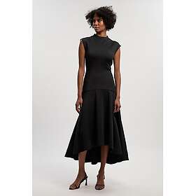 Karen Millen Km Georgette Ruffle Woven Maxi Dress