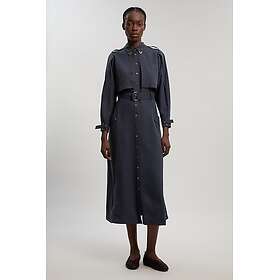 Karen Millen Petite Utility Twill Belt Detail Midi Shirt Dress