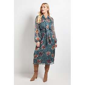 Wallis Ptm100000000 Tie Neck Seam Detail Midi Dress