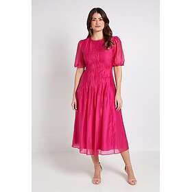 Wallis Ws1000 Tencel Pintuck Detail Midi Dress
