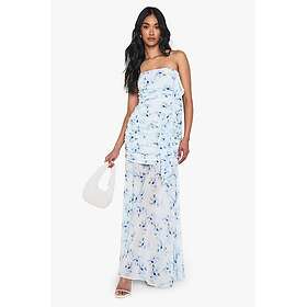 Boohoo Ruched Maxi Dress