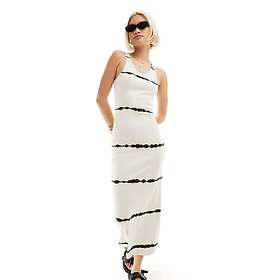 Weekday Close Tie Dye Fitted Rib Midaxi Kjole