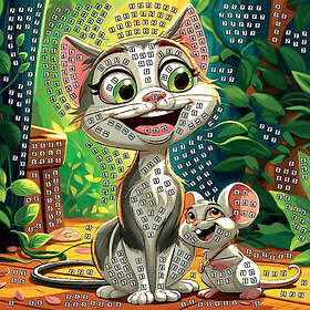 Titanum Mosaic Kit 25x25cm Cat And Mouse