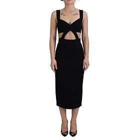 Dolce & Gabbana Cutout Sleeveless Midi Dress