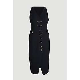Karen Millen Button Detail Midi Dress