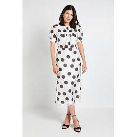Wallis Wspleat Puff Sleeve Midi Dress