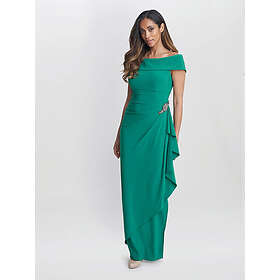 Gina Bacconi Jodie Off Shoulder Jersey Maxi Dress