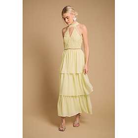 Oasis Halter Neck Tiered Midikjole