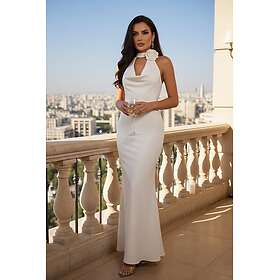 Femme Luxe Rose Detail Maxi Dress