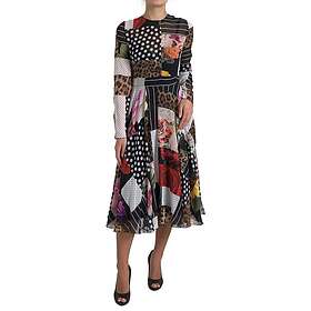 Dolce & Gabbana Lappteknikk Midi Dress