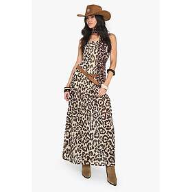 Boohoo Bandana Printed Chiffon Bandeau Maxi Dress