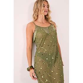 Nastygal Coin And Tassel Embellished Maxi Dress