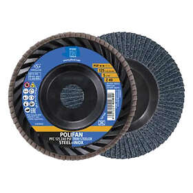 Pferd Polifan Lamellslipskiva 125mm Zirkon Stål 10-pack 67771124