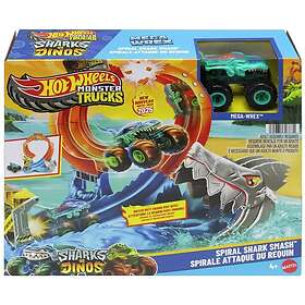 Hot Wheels Spiral Shark Smash Track Set