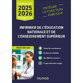 Concours Infirmier de l'éducation nationale et de l'enseignement supérieur 2025-2026 Concours externe Tout-en-un (Broché)