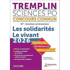 Tremplin Concours IEP Questions contemporaines 2026 Les Solidarités Nouveau Thème (Broché)