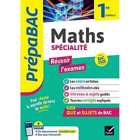 Prépabac "Réussir l'examen" Maths 1re générale (spécialité) Bac 2026 (Broché)
