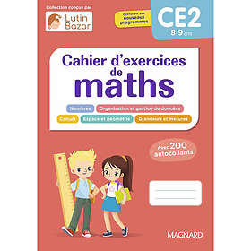 Cahier d'exercices maths CE2 Une collection conçue par Lutin Bazar (Broché)