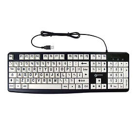 Geemarc Full Size 100% Kabel USB Tastatur (Qwerty)