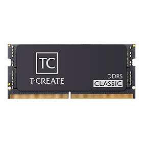 Team Group T-Create Classic Svart SO-DIMM DDR5 5600MHz 32Gt (CTCCD532G5600HC46A-S01)