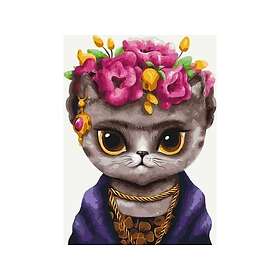 Twoje Hobby Maalaa numeroittain Kit Fryda Cat 40X50cm