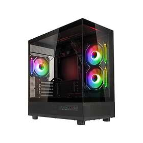 GSi M-ATX G650B (Svart/Glas)