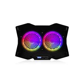 Modecom MC-CF18 RGB Plaque de refroidissement (2 Ventilateurs)